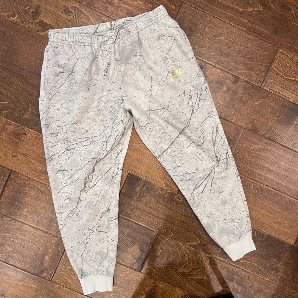 Nike gold joggers mens size XL‎